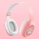 thumbnail image 1 of Auriculares inalámbricos plegables sobre oreja con micrófono, auriculares para computadora, llamadas de voz, interruptor de enchufe de 3,5mm, canci Rosa, 1 of 9
