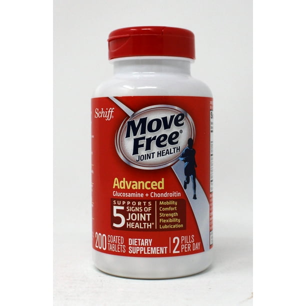 Schiff Move Free Advanced Joint Supplement, 200 Tablets - Walmart.com