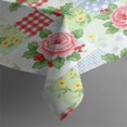 thumbnail image 3 of Pioneer Flower Floral Print Pattern Rectangle Tablecloth 60"x84", Waterproof Polyester Table Cloth, Wipeable Spillproof for Dining Camping Indoor Outdoor, 3 of 5