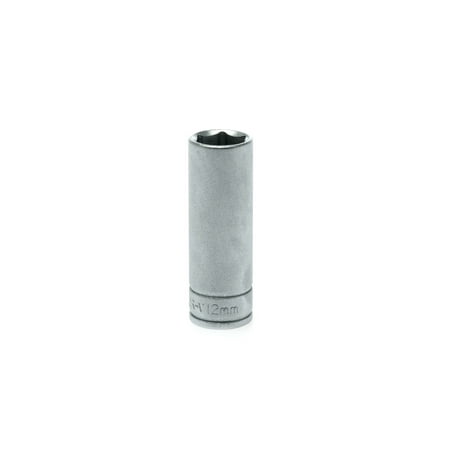 

Teng Tools 12mm 1/4 Inch Drive 6 Point Deep Metric Socket - M140612-C