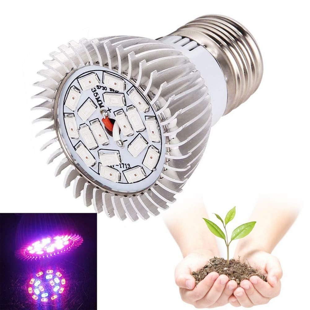 18W 28W LED Plant Grow Light Full Spectrum Lamp Hydroponic Veg Flower Indoor 