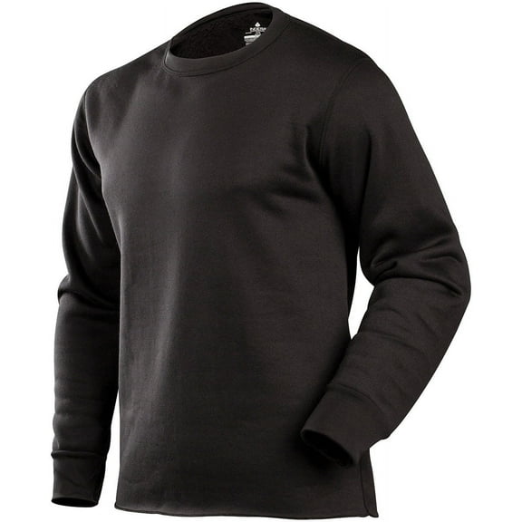 Coldpruf Expedition Men's Crew Base Layer - Black, Size Medium