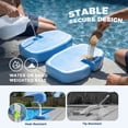 thumbnail image 4 of UQN 2-in-1 Pool Volleyball Net & Basketball Hoop Set, Adjustable Pool Volleyball Net for Inground Pools, Poolside Basketball Hoop with Weighted Base, Outdoor Summer Water Games, 4 of 4