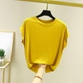 thumbnail image 2 of CYRBOKO Women's Pullover Tank Tops, Crew Neck Soft Summer Lightweight Sleeveless Tops Yellow Size M, 2 of 6
