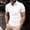 White, variant on Mens Polo T Shirt Short Sleeve Button Down Tees Shirt Loose Fit White Clothes for Men