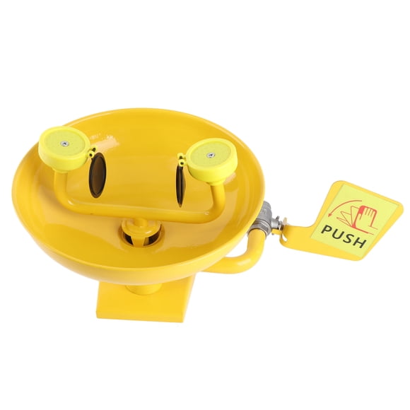 Dispositivo De Lavado De Ojos, Cubierta A Prueba De Polvo, Resistencia A La Corrosión, Lavaojos De Emergencia, Cabezales De Pulverización Dobles, Flujo De Agua Estable Para