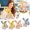Blue, variant on 1 Pc Stuffed Bunny Doll — 11.8in, Soft Plush Animal Toy with Lovely Expressions, Cuddling & Nap Pillow for Gifting(Yellow)