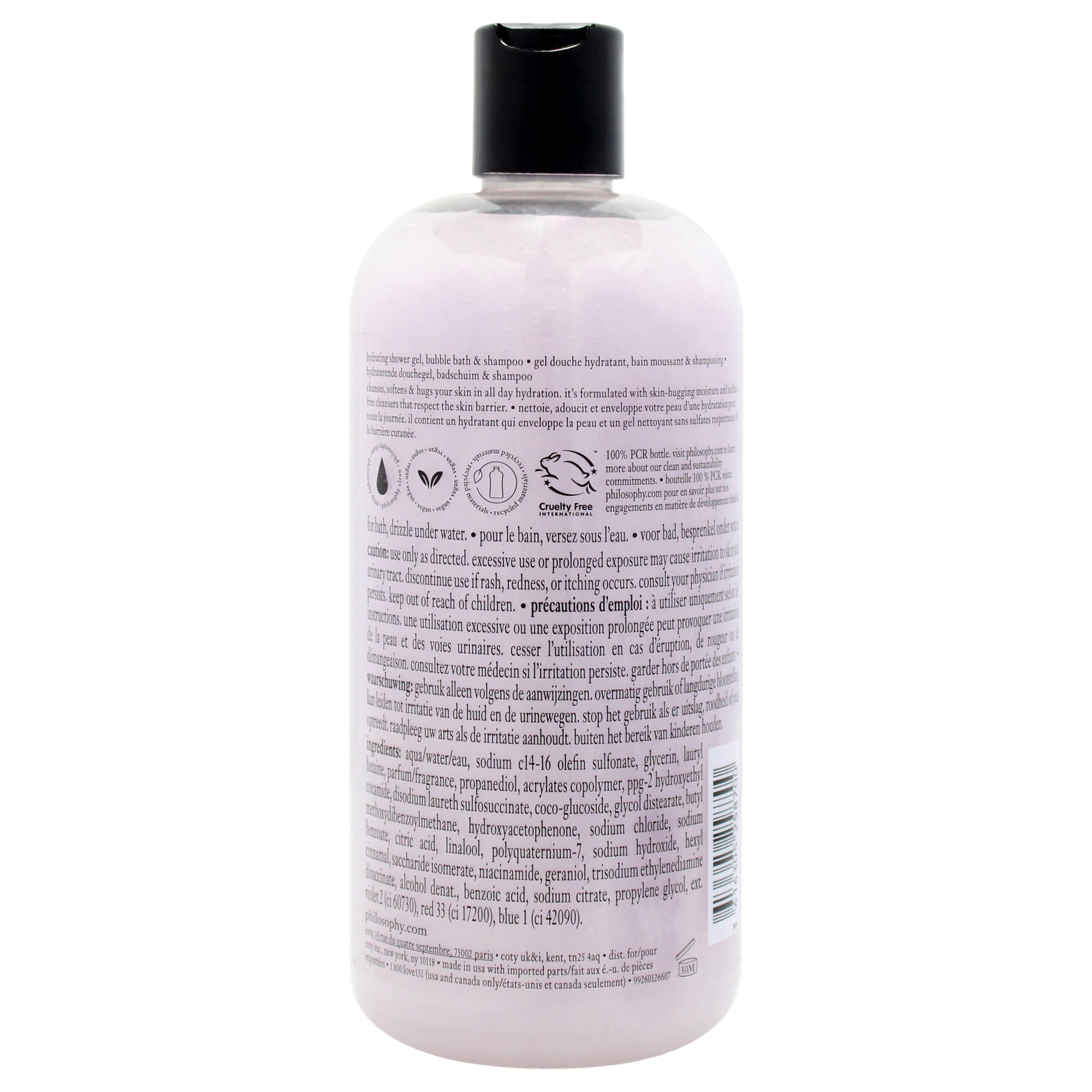 Philosophy Amazing Grace Lavender Hydrating Shower Gel , 16 oz Shower Gel