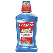 Colgate Total Lasting White Mouthwash, Polar Fresh Mint - 16.9 Oz, 6 Pack