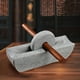thumbnail image 1 of Juego de molino de estilo chino, máquina para moler té en polvo, fácil de limpiar, multifunción, mortero de piedra, molino de condimentos para granos,, 1 of 10