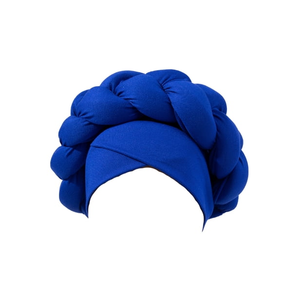 Sombrero de Turbán de Boho,Sombrero Grande de Tira de Cabeza de Estilo Indio,Pañuelo de Poliéster de un Solo Tamaño para Días Y Estilo de Pelo Malo