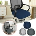 thumbnail image 6 of Elastic Stretch Office Chair Covers Super Fit Polyester Slipcovers for Computer Desk Chairs, Anti-Dust Removable Washable Seat Protector Cover for Home Office Kitchen Dining Furniture, 6 of 6