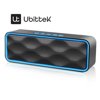Ubittek Wireless Bluetooth Speaker, Wireless Speaker Outdoor Portable Stereo Speaker HD Audio and Enhanced Bass, Built-In Dual Driver Speakerphone, Bluetooth 4.2, Handsfree Calling, FM Radio