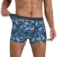 thumbnail image 2 of Kdxio Men's Boxer Briefs with Hawaiian Style Print - Comfortable and Breathable Underwear for Everyday Wear, 2 of 7
