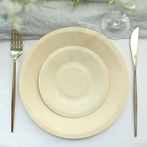 Disposable Wooden Plates