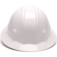 thumbnail image 2 of Hard Hat Pyramex HP24110 con trinquete de 4 puntos, ala completa, blanco, 12 unidades, 2 of 5