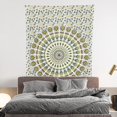thumbnail image 2 of Tapiz tipo mandala con forma de pavo real de Bless International para colgar en la pared, 140 x 185 cm, 2 of 9