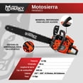 thumbnail image 4 of Motosierra Swedish Husky Power 22 Pulgadas 58 CC 3.2 HP HKM5822, 4 of 10