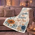 thumbnail image 6 of Grandma'S Forever Safe Place Botanical Heart, Peaceful Botanical Garden Scene, Warm Flannel Blanket for Sunroom and Reading Nook, Garden Lovers Valentine's Day Gift, Botanical Home Decor, 6 of 9