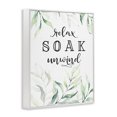 thumbnail image 2 of Stupell Industries French Country Soak & Unwind with Leaves White Framed Giclee Art, 24 x 30, by Lettered and Lined, 2 of 8