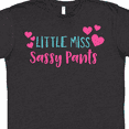 thumbnail image 4 of Inktastic Little Miss Sassy Pants, Sassy, Sassy Girl, Hearts T-Shirt, 4 of 5