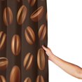 thumbnail image 4 of XMXT Waterproof Shower Curtain Liner with Iron Hooks, 3D Coffee Bean Print Shower Curtains for Bathroom Decor Accessories, 72 x 72 inches, 4 of 8