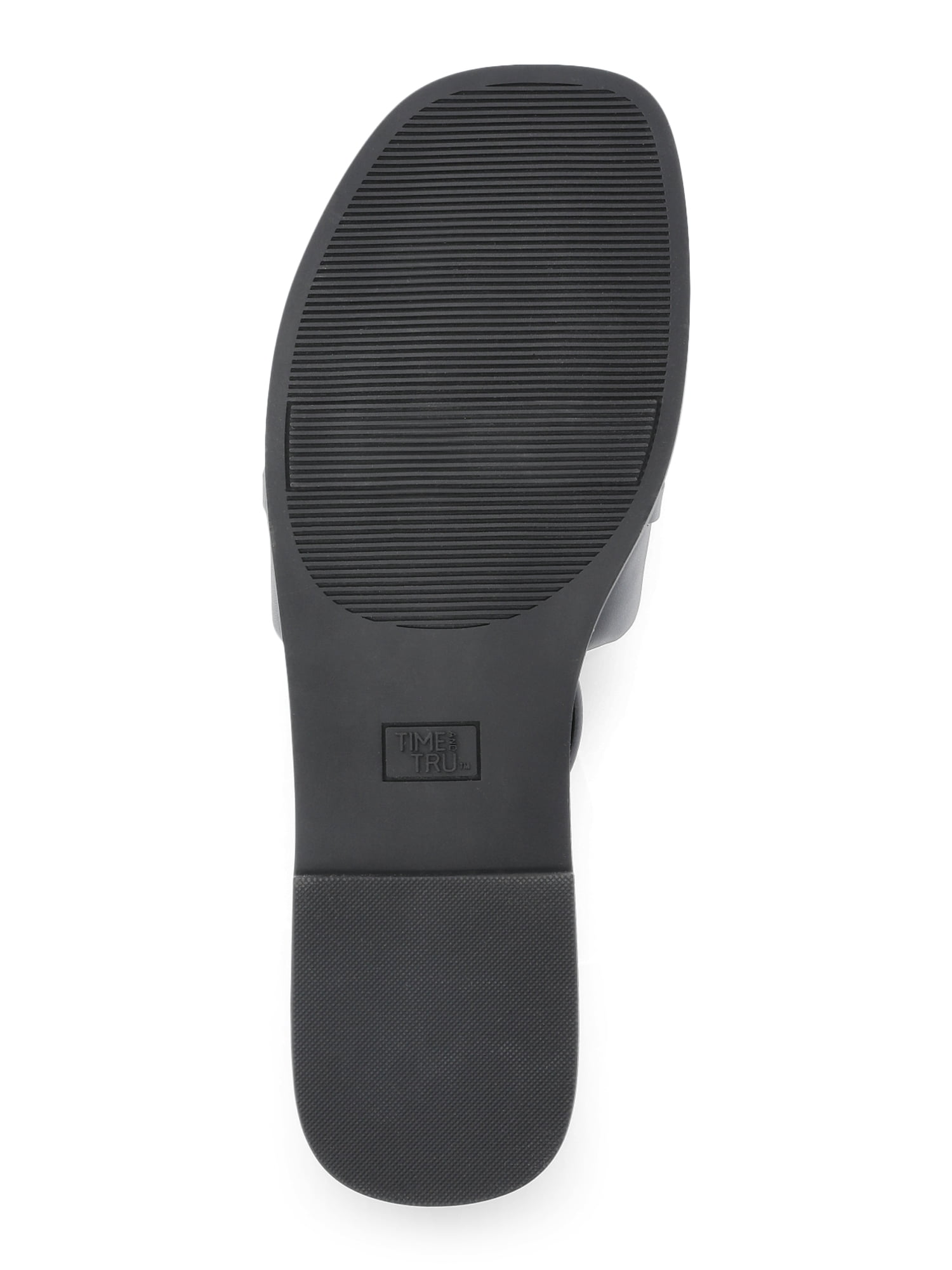 Time and Tru Women's Horsebit Hardware Slide Sandal