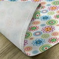 thumbnail image 5 of Ambesonne Modern Place Mats Set of 4, Colorful Flower Style Circle, Standard Size, Multicolor, 5 of 6