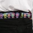 thumbnail image 4 of Rick and Morty Belt, Seatbelt Buckle Belt, Rick Sanchez Screaming Face Black Multi Color, 30 to 44 Inches, 4 of 8