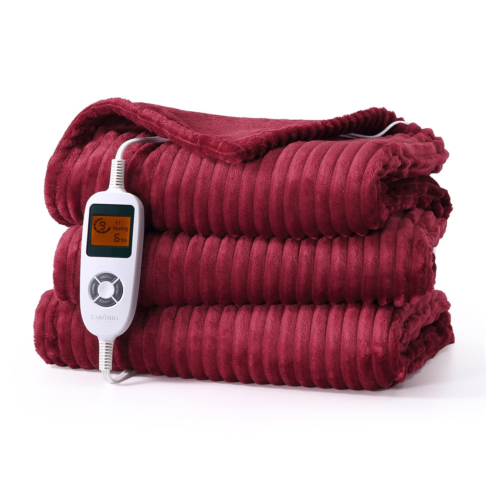 Heated Blanket Electric Throw Fast Heating Throw Blanket 10 Heating