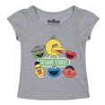 thumbnail image 4 of Camisa de Barrio Sésamo para niñas Camisetas para bebés y niños pequeños Elmo Shirt 3T (paquete de 3), 4 of 5