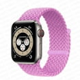 thumbnail image 1 of BRADCET Compatible with Braided Solo Loop Apple Watch Band 44mm 40mm 45mm 38mm 42mm 49mm 41mm Women Men, Elastic Band Nylon Wristbands Strap for iWatch Series Ultra 8 7 SE 6 5 4 3 2 1 Nike Accessories, 1 of 11