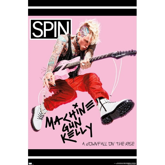 SPIN Magazine - Machine Gun Kelly 20 Wall Poster, 22.375" x 34"