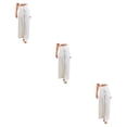 thumbnail image 4 of Minnieouse Pantalones de pierna ancha fluidos para mujer - Para el hogar o para viajar Pantalones de pierna de estilo delgado Flowy White XL 1 Type1 NO1, 4 of 6