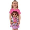 thumbnail image 2 of Dora The Explorer Girls Nightdress Pink Sizes 3T-8, 2 of 6