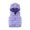 Purple, variant on Kids Bear Ear Hooded Puffer Vest Boys Girls Sleeveless Quilted Warm Gilet Full Zip Lightweight Padded Vest for Toddlers Fall Winter School Daily Outdoor Wear(5-6 Years,Brown)