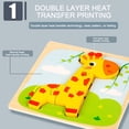 thumbnail image 4 of A Wooden Deer Animal Puzzle Learning Toy Shape Number Color Cognition Educational Toy For Kids Brain Development Safe Wood Material, 4 of 5