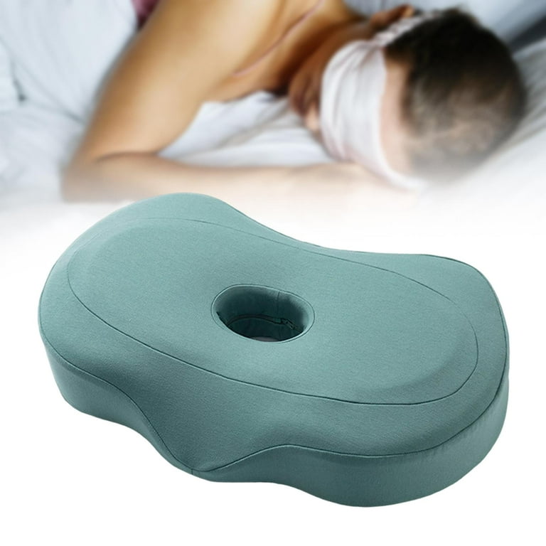 Ear Piercing Pillow Neck Guard Protector Pillow Washable Comfortable Small Pillow with Ear Hole for Side Sleepers Gifts Green Walmart