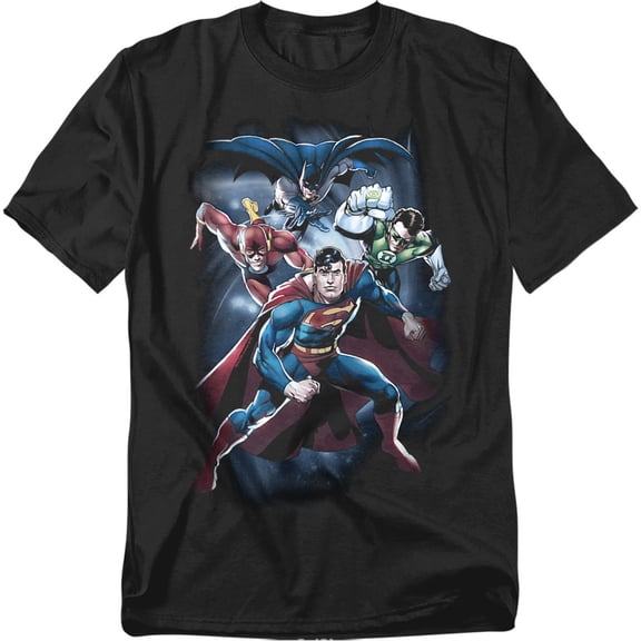 Jla Cosmic Crew Officially Licensed Adult T Shirt