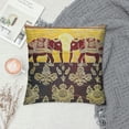 thumbnail image 2 of Creowell Print Elephant Sun Decorative Throw Pillow Covers Case Cushion Cover for Sofa Couch Chair Bed Back Zipper Insert Not Included White, 2 of 5