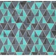thumbnail image 5 of oneOone Organic Cotton Poplin Twill Fabric Triangle Geometric Printed Craft Fabric BTY 42 Inch Wide, 5 of 5