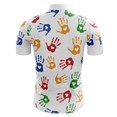 thumbnail image 2 of Color Handprint Men's Cycling Jersey - S, 2 of 3