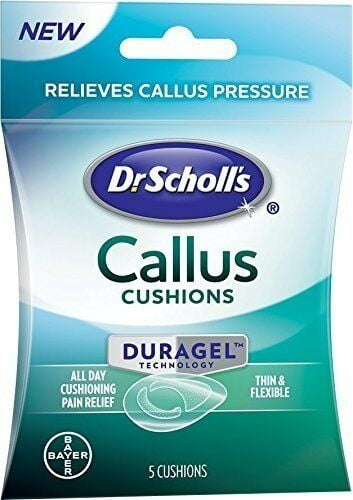Dr Scholl's Duragel Callus Cushions Thin and Flexible All Day Cushioning Pain Relief 5 ct