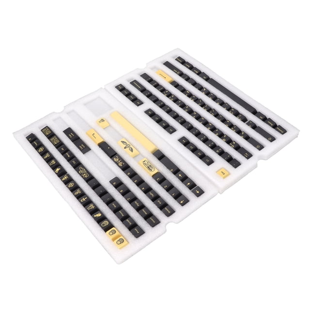 Ensemble de Keycaps, Style Sans Lettre Hauteur Cerise PBT Keycaps DIY pour Clavier d'Ordinateur pour Bureau