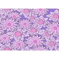 thumbnail image 1 of Ahgly Company Machine Washable Indoor Rectangle Transitional Blossom Pink Area Rugs, 2' x 5', 1 of 7