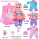 thumbnail image 2 of Muñeca eBuddy Reborn de 30 cm con 3 juegos de ropa, mochila y accesorios, 2 of 7