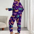 thumbnail image 3 of Censtreet Plus Size Women's Pajamas Sets 2 Piece Long Sleeve Pj Sleepwear Soft Comfy Tops and Pants XL-5XL, 3 of 6