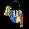 thumbnail image 5 of Women's Jackets Lightweight Athletic Reflective Cropped Half-zip Hoodie, 5 of 9