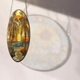 thumbnail image 4 of Palm Trees Stained Glass Sun Catcher Mountain Stained Glass Window Hanging, Suncatchers Lavender Wall Decor, for Women/Friends/Lover, Stained Glass Ornament 2025, Holiday, 4 of 6