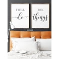 thumbnail image 5 of I Will Do Big Things Set of 2 Posters 18 x 24 Inches Minimalist Art Typography Art Bedroom Wall Art Romantic Gift Home Wall Art Poster, 5 of 5